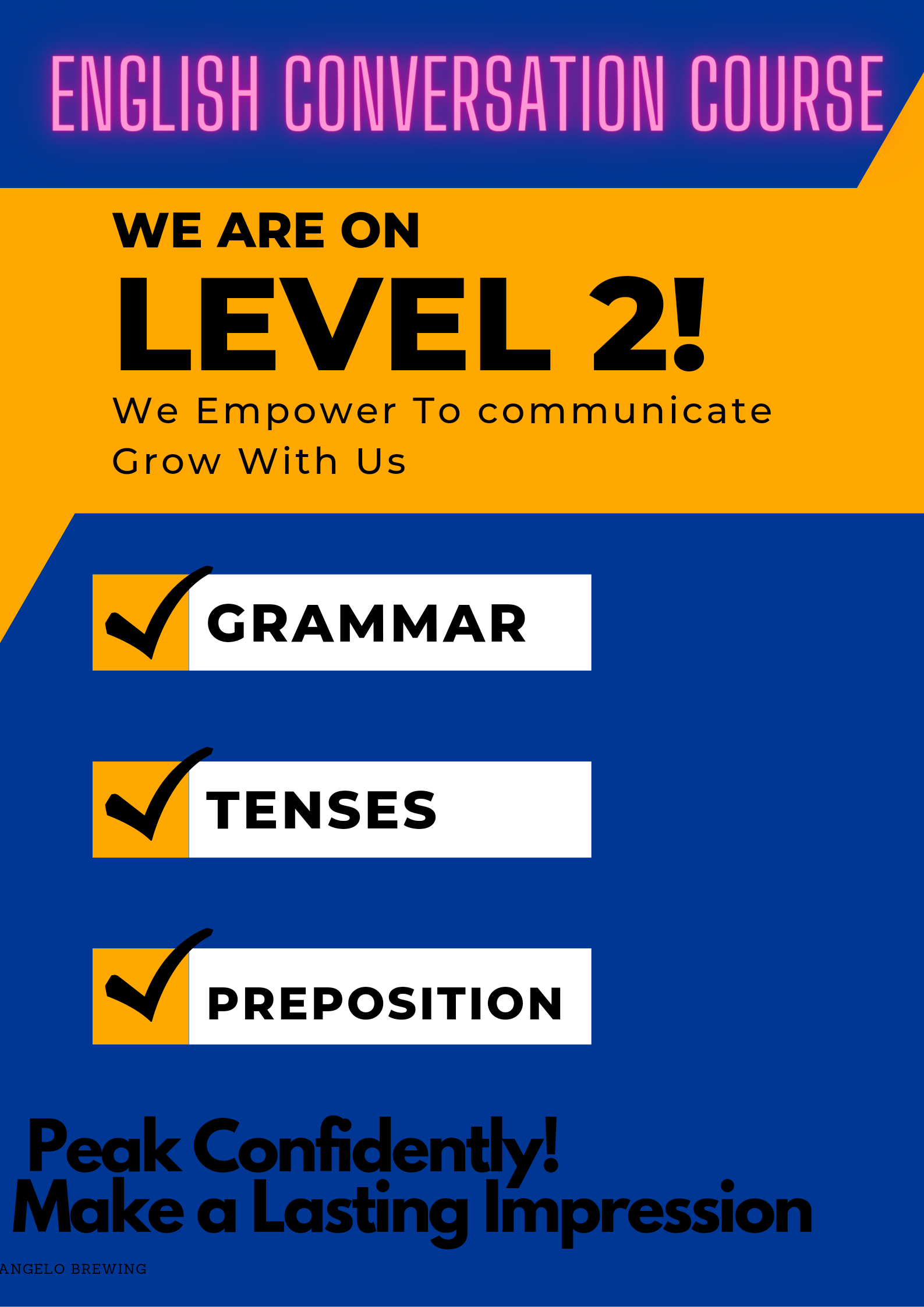 English Speaking Course Intermediate Level 